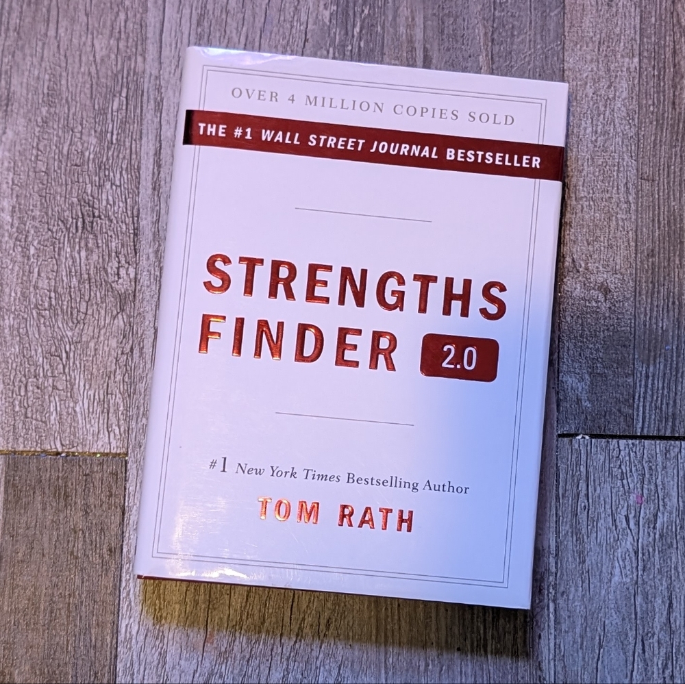 StrengthsFinder 2.0 by Tom Rath - Red and White Cover